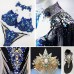 DZ 4063 Crystal AB Oval Shape Mixed Sized Sewing Rhinestones DZ 4063 Crystal AB Oval Shape Mixed Sized Sewing Rhinestones